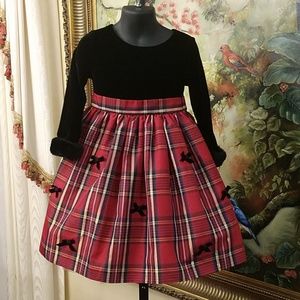 Charter Club Girls Christmas Taffeta Bow Dress 2t